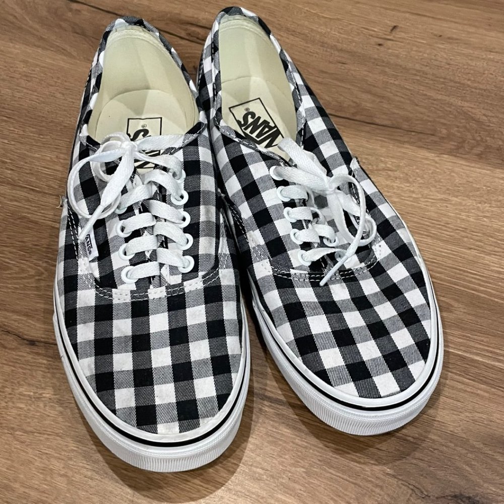 VANS checkerboard authentic sneakers shoes